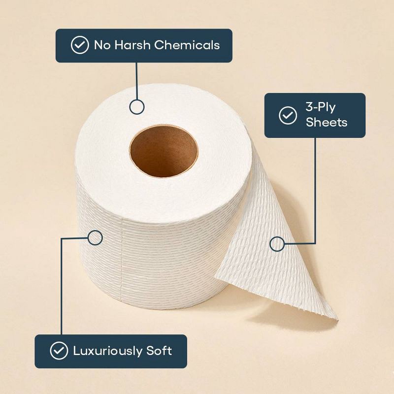 slide 4 of 10, Reel Paper Premium Bamboo Toilet Paper - 12 Mega Rolls, 1 ct