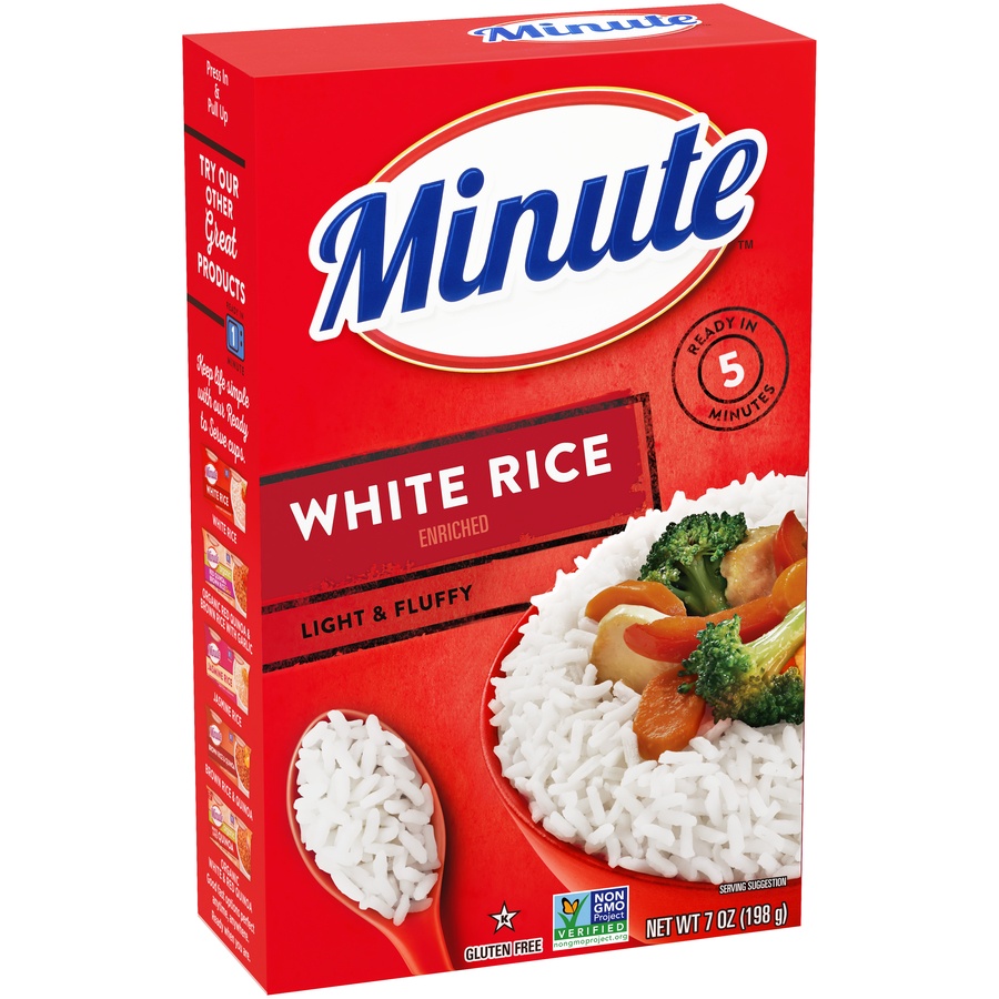 slide 2 of 8, Minute White Rice 7 oz, 7 oz