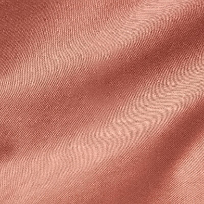 slide 4 of 4, Standard Solid Performance 400 Thread Count Pillowcase Set Rust - Threshold™: Cotton Sateen, Machine Washable, OEKO-TEX Certified, 1 ct