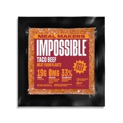 Impossible Taco Beef Meat From Plants Meal Makers - 8oz