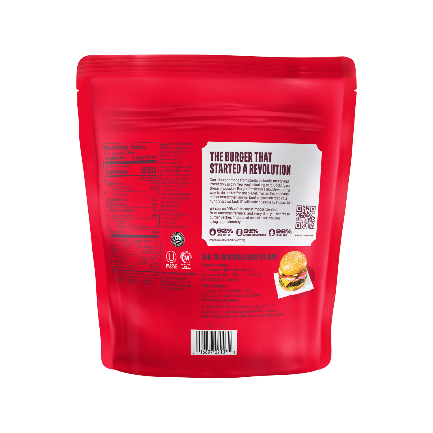 slide 2 of 3, Impossible Made from plants for people who love meat, 24 oz