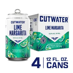 Cutwater Spirits Lime Margarita 4 - 12 fl oz Cans