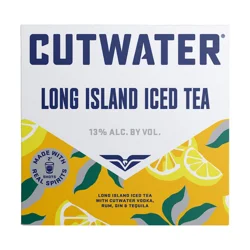 Cutwater Spirits Spirits Long Island Iced Tea, 4 Pack 12 fl. oz. Cans