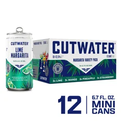Cutwater Spirits Assorted Margarita Variety Pack Can 12 ea