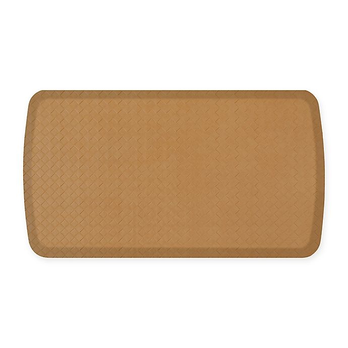 slide 1 of 1, GelPro Elite Basketweave Kitchen Mat - Khaki, 20 in x 36 in