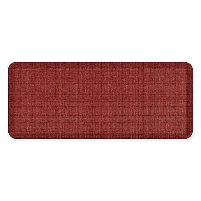 slide 1 of 1, GelPro NewLife Designer Tweed Comfort Mat - Barn Red, 20 in x 48 in