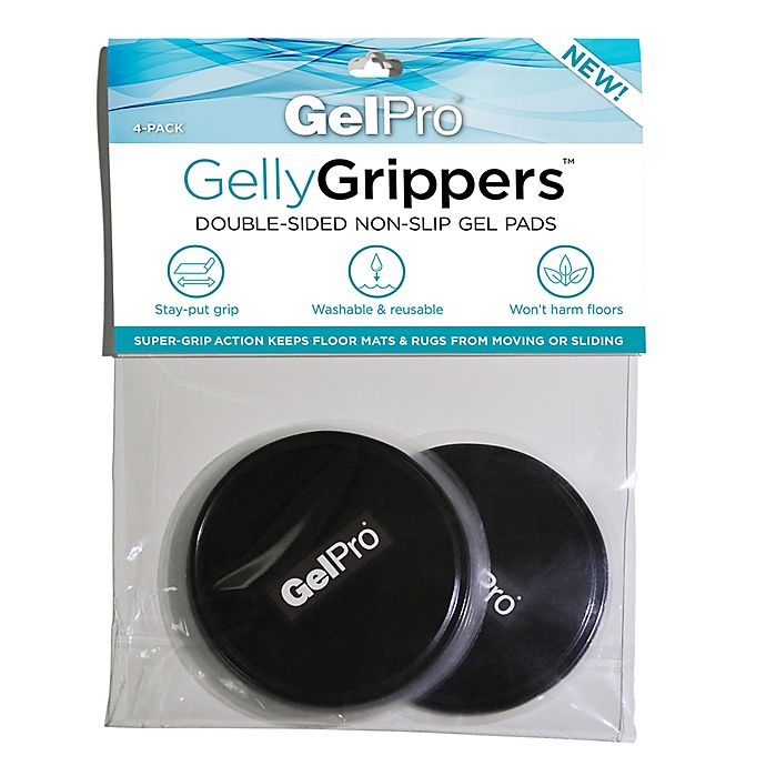 slide 2 of 2, GelPro GellyGrippers Non-Slip Gel Pads, 4 ct