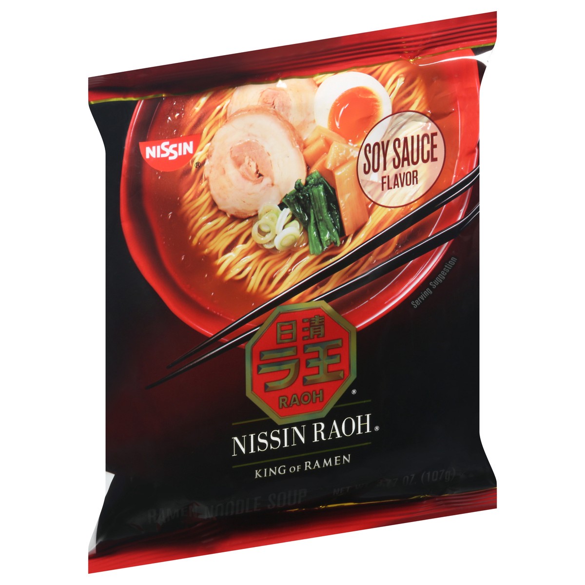 slide 8 of 9, Nissin Raoh Soy Sauce Flavor Ramen Noodle Soup 3.77 oz, 3.77 oz