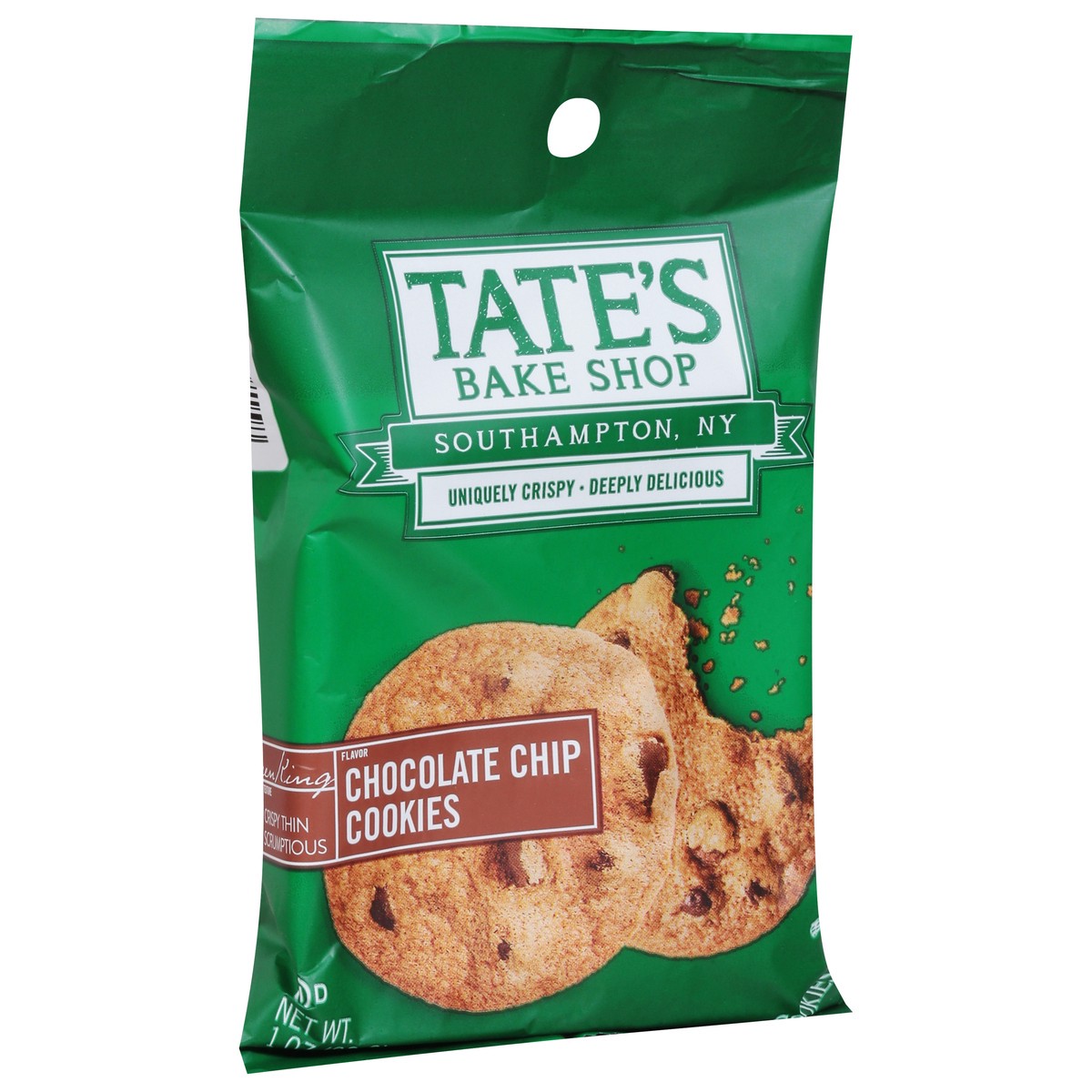 slide 4 of 9, Tate's Tate''s Bake Shop Chocolate Chip Cookies, 1 oz – 2 Cookie Snack Pack, 0.99 oz