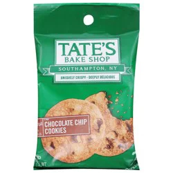 Tate''s Tate’s Bake Shop Chocolate Chip Cookies, 1 oz – 2 Cookie Snack Pack