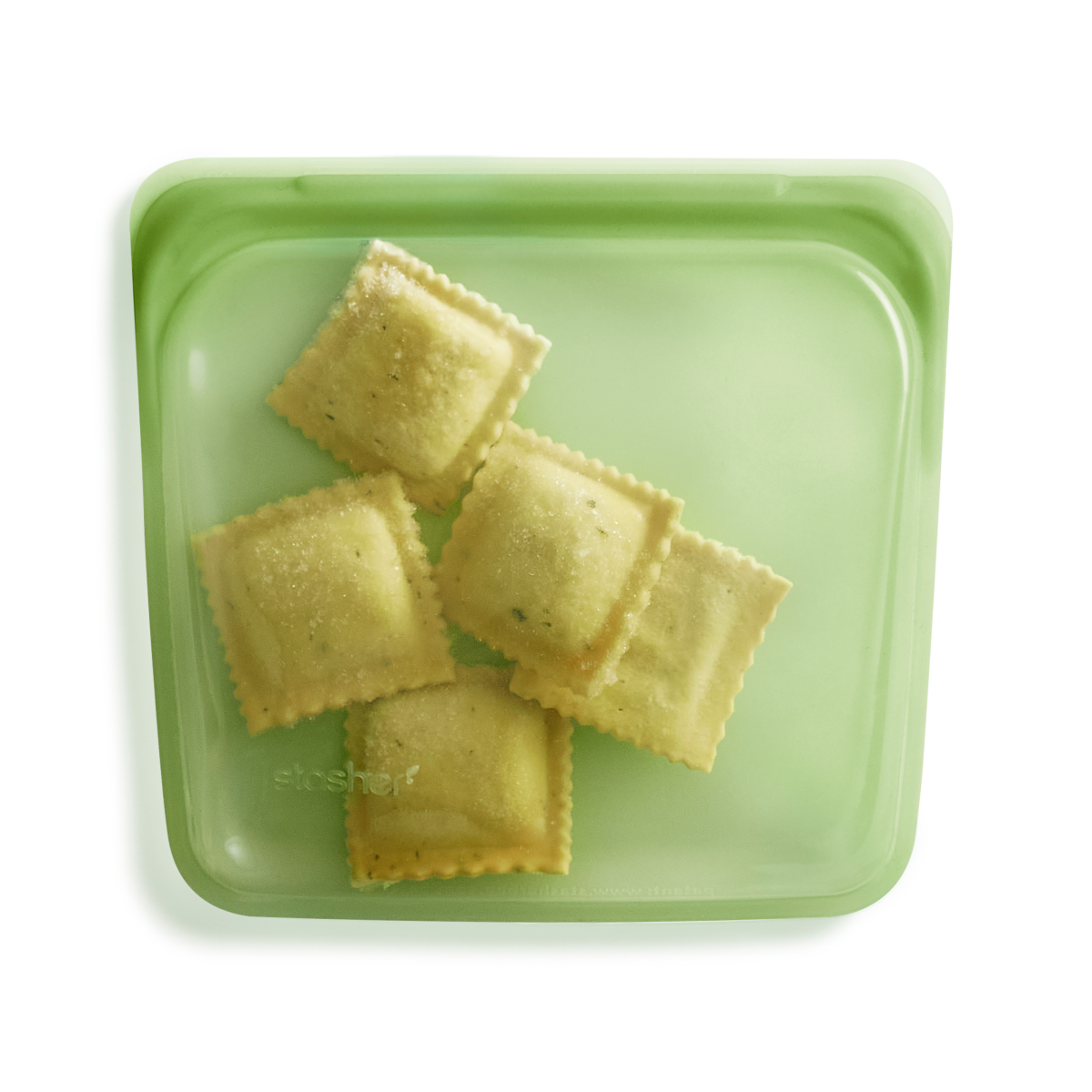 slide 5 of 5, STASHER SANDWICH: Rainbow Green, 28 fl oz