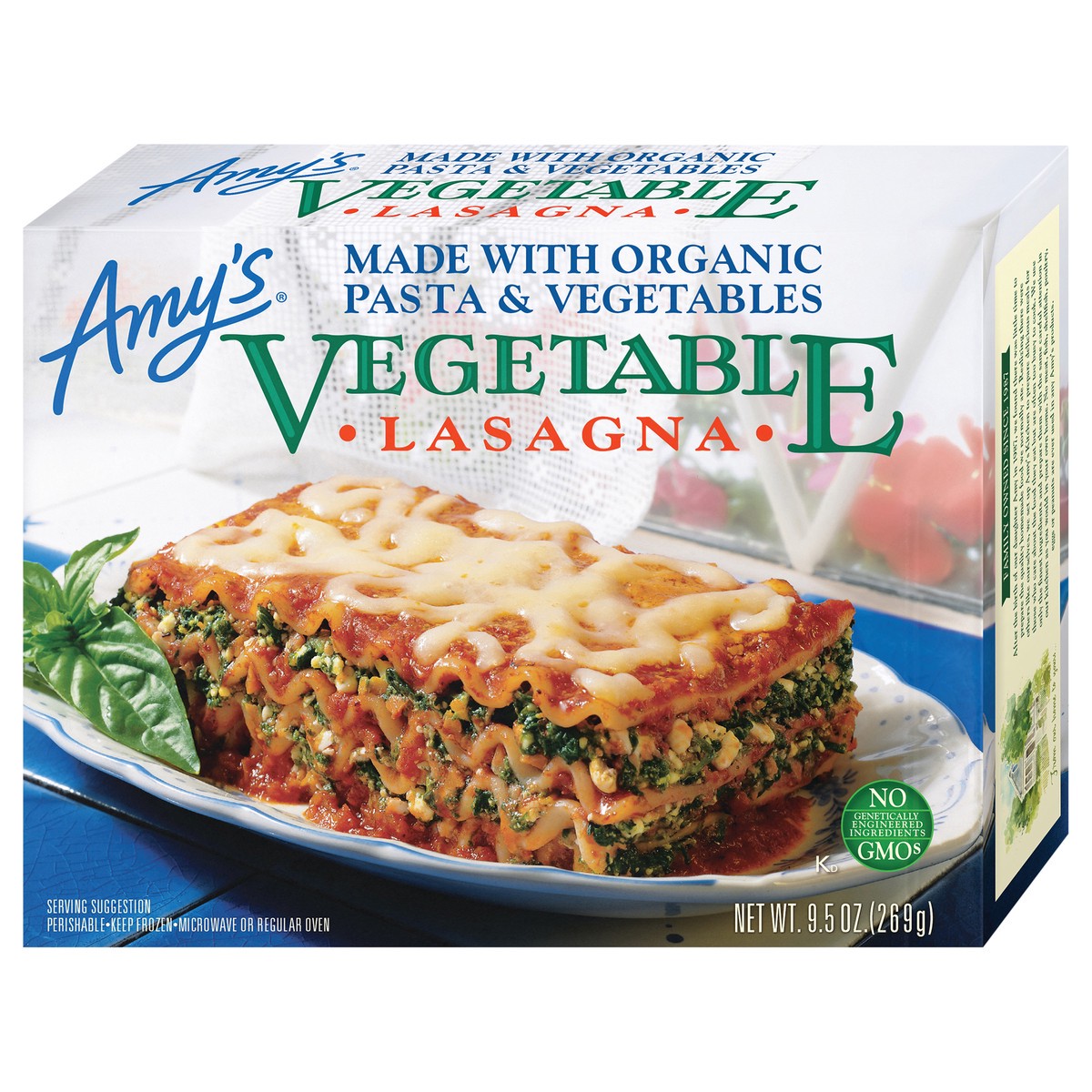 slide 2 of 4, Amy's Kitchen Vegetable Lasagna, 9.5 oz