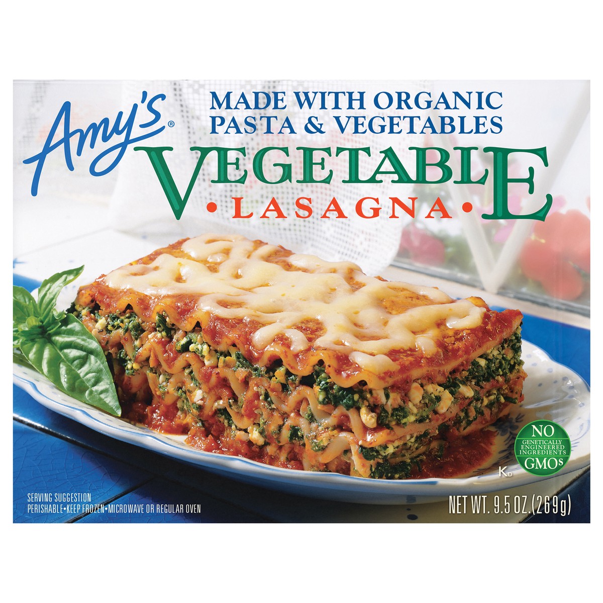 slide 1 of 4, Amy's Kitchen Vegetable Lasagna, 9.5 oz