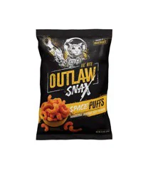 Outlaw Snax Zesty Cheddar Space Puffs