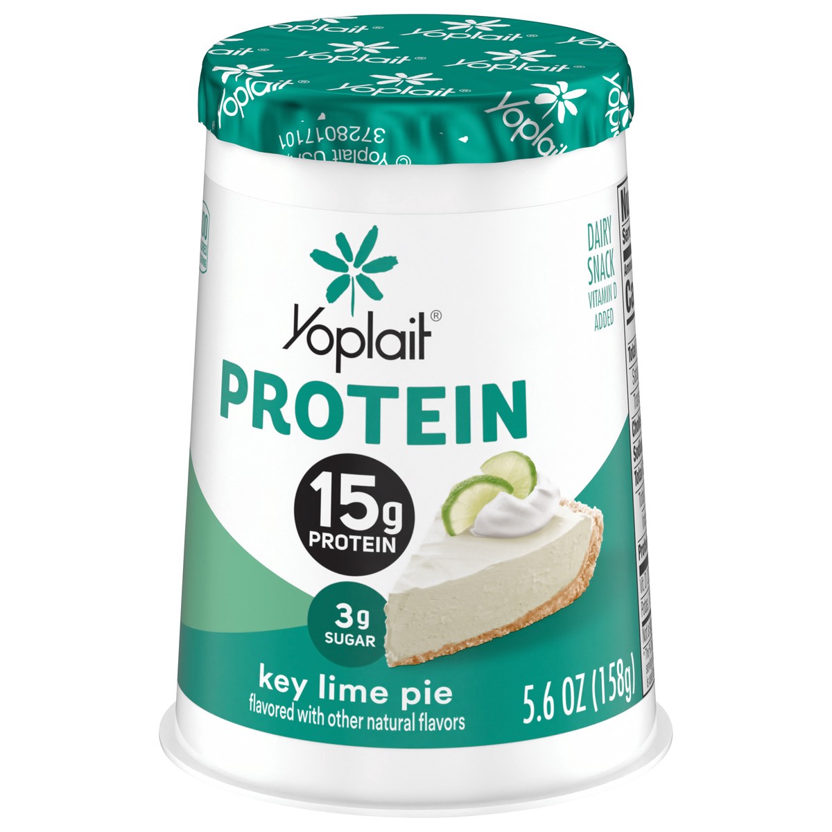 slide 5 of 13, Yoplait Protein Yogurt Cultured Dairy Snack Cup, Key Lime Pie Flavored, Gluten Free Protein Snacks, 5.6 oz, 5.6 oz