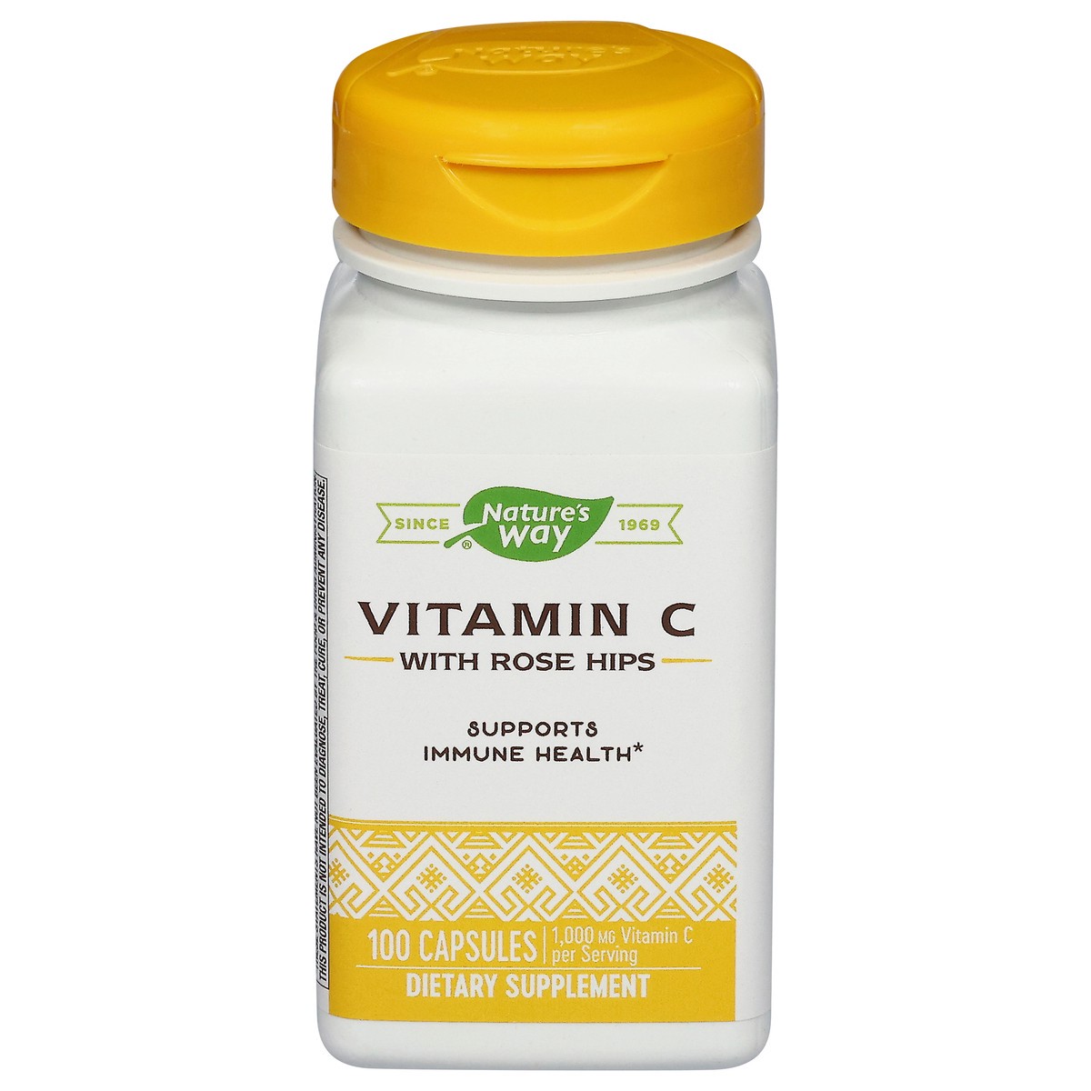 slide 1 of 3, Nature's Way 1000 mg Vitamin C with Rose Hips 100 Capsules, 100 ct