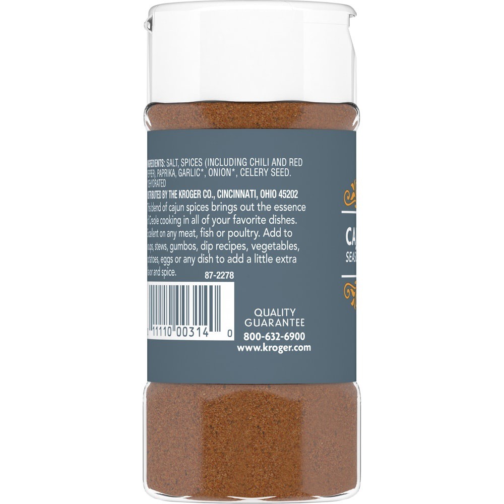 slide 1 of 3, Kroger Cajun Seasoning, 3.18 oz