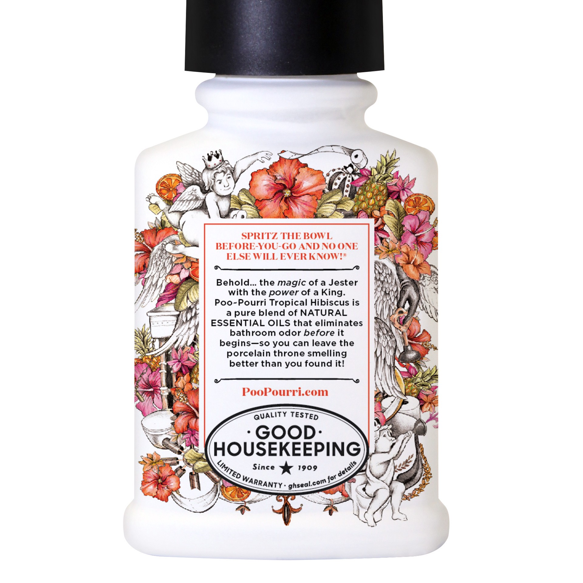 slide 4 of 5, Poo-Pourri Tropical Hibiscus Toilet Spray 2 fl oz, 2 oz