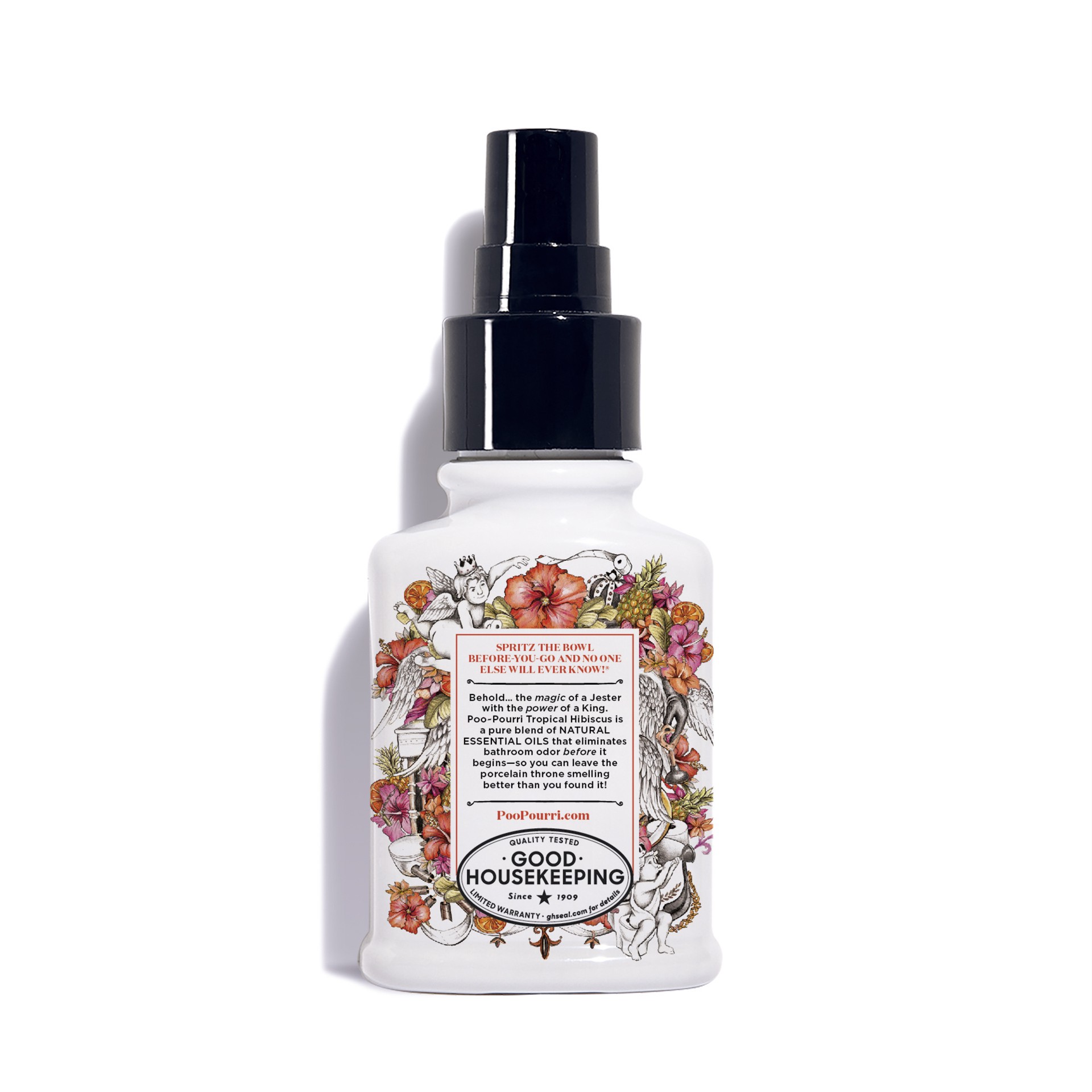 slide 3 of 5, Poo-Pourri Tropical Hibiscus Toilet Spray 2 fl oz, 2 oz