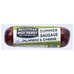 Bellville Meat Market Jalapeno & Cheese Summer Sausage 16 oz
