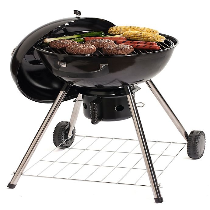 slide 2 of 13, Cuisinart Portable Charcoal Grill - Black, 18 in