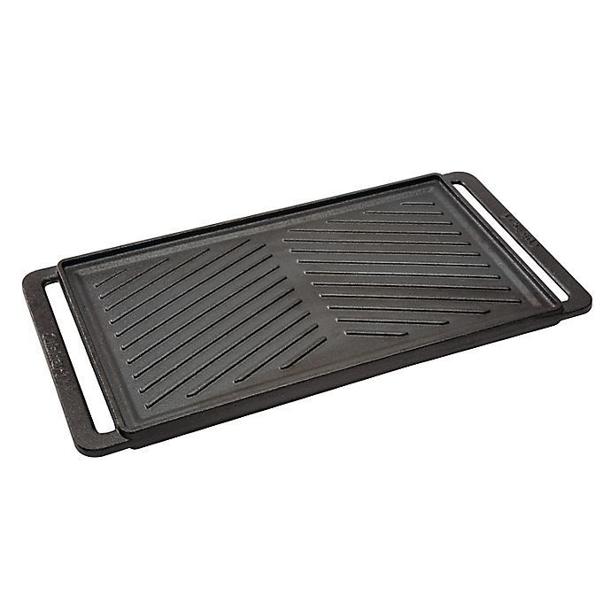 slide 5 of 9, Cuisinart Reversible Cast Iron/Griddle Plate - Black, 1 ct