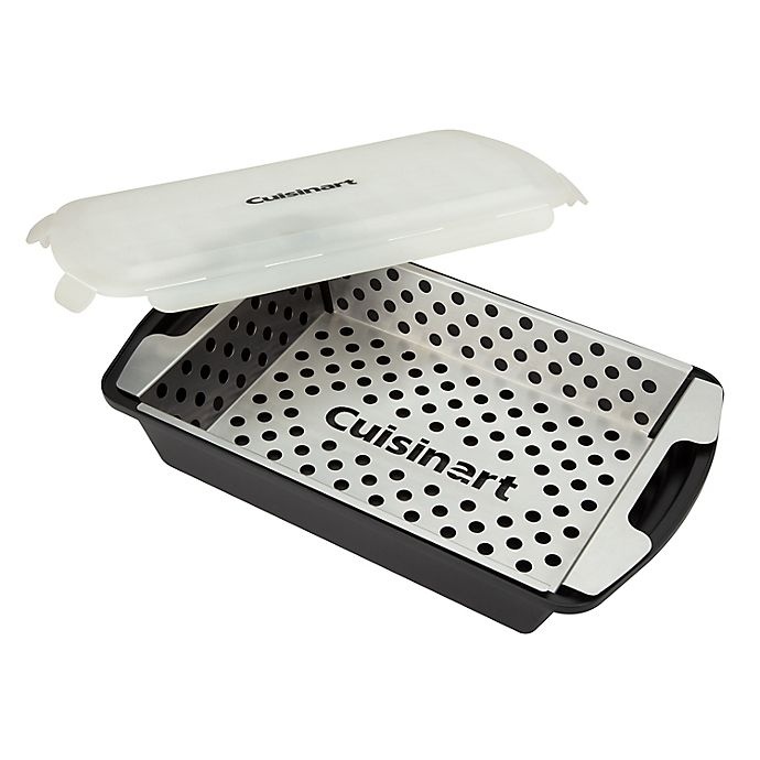 slide 2 of 17, Cuisinart Marinade and Grill Basket, 1 ct
