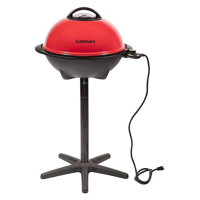 slide 5 of 15, Cuisinart CEG-115 2-in-1 Outdoor Portable Electric Grill - Red, 1 ct