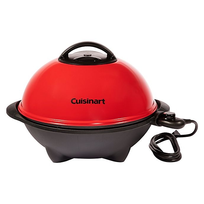 slide 6 of 15, Cuisinart CEG-115 2-in-1 Outdoor Portable Electric Grill - Red, 1 ct