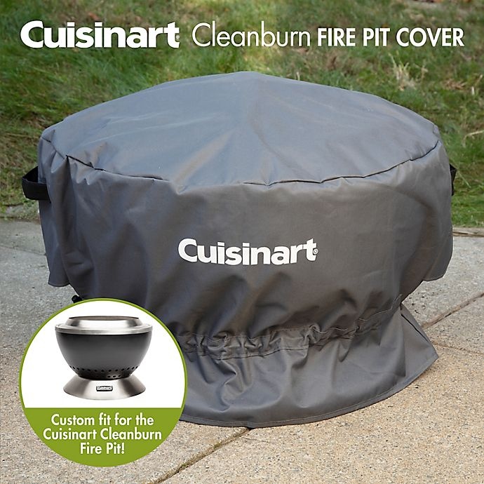 slide 3 of 3, Cuisinart Cleanburn Outdoor Fire PitÂ Cover - Grey, 1 ct