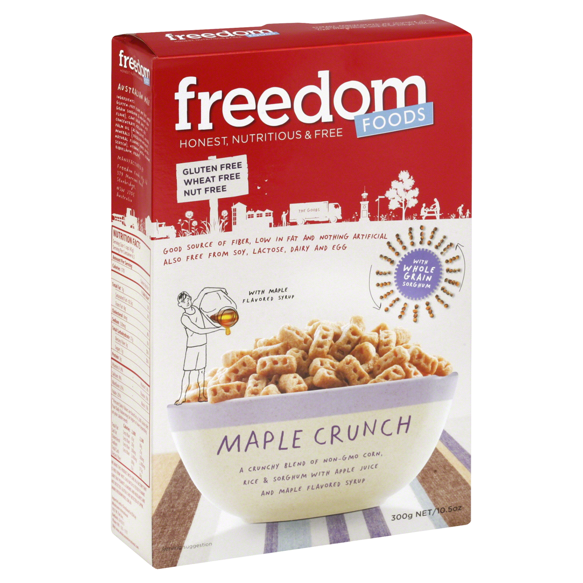 slide 1 of 1, Freedom Foods Maple Crunch Cereal Gluten Free, 10.5 oz