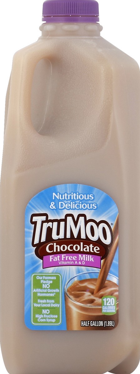 slide 2 of 7, TruMoo Milk 0.5 gl, 1/2 gal