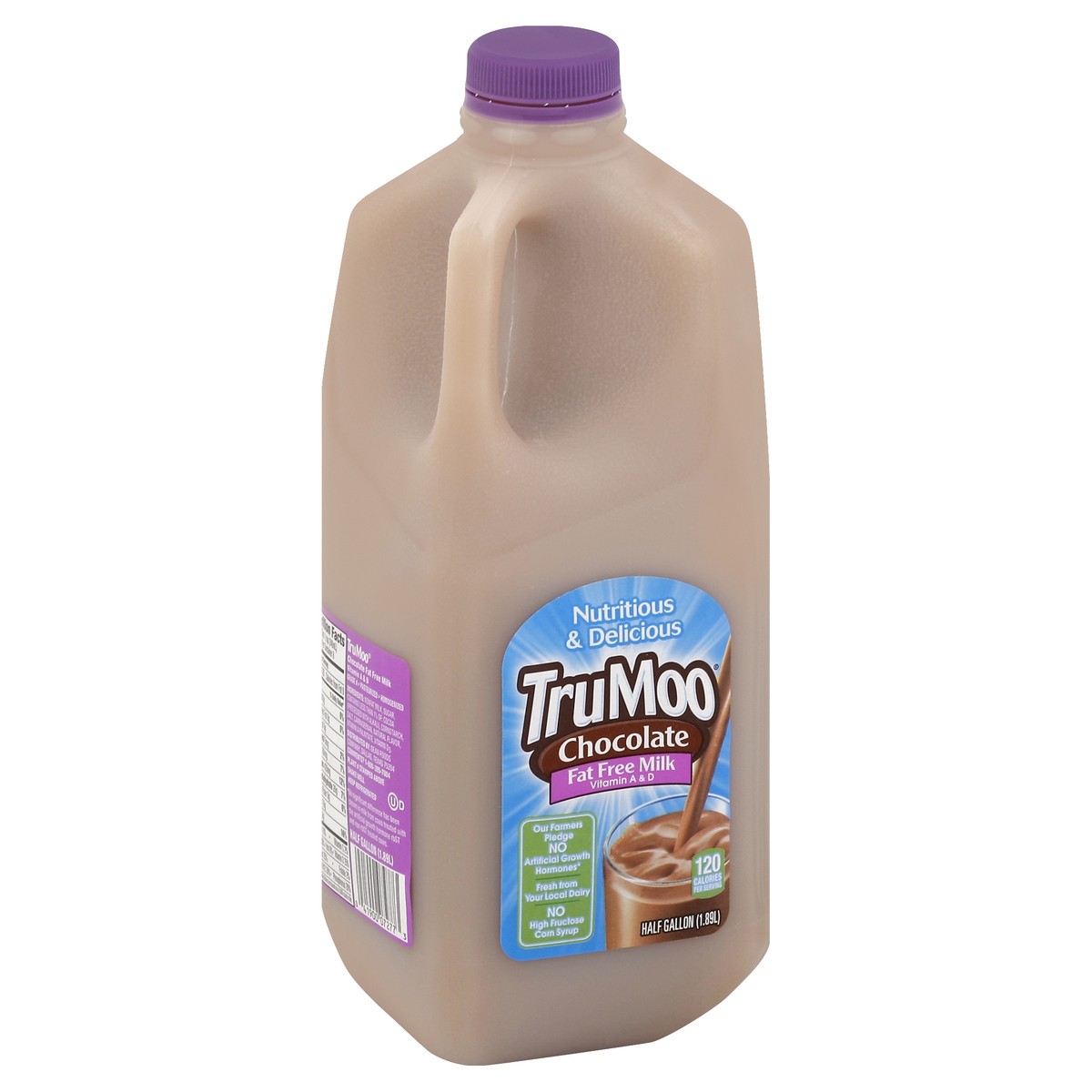 slide 1 of 7, TruMoo Milk 0.5 gl, 1/2 gal