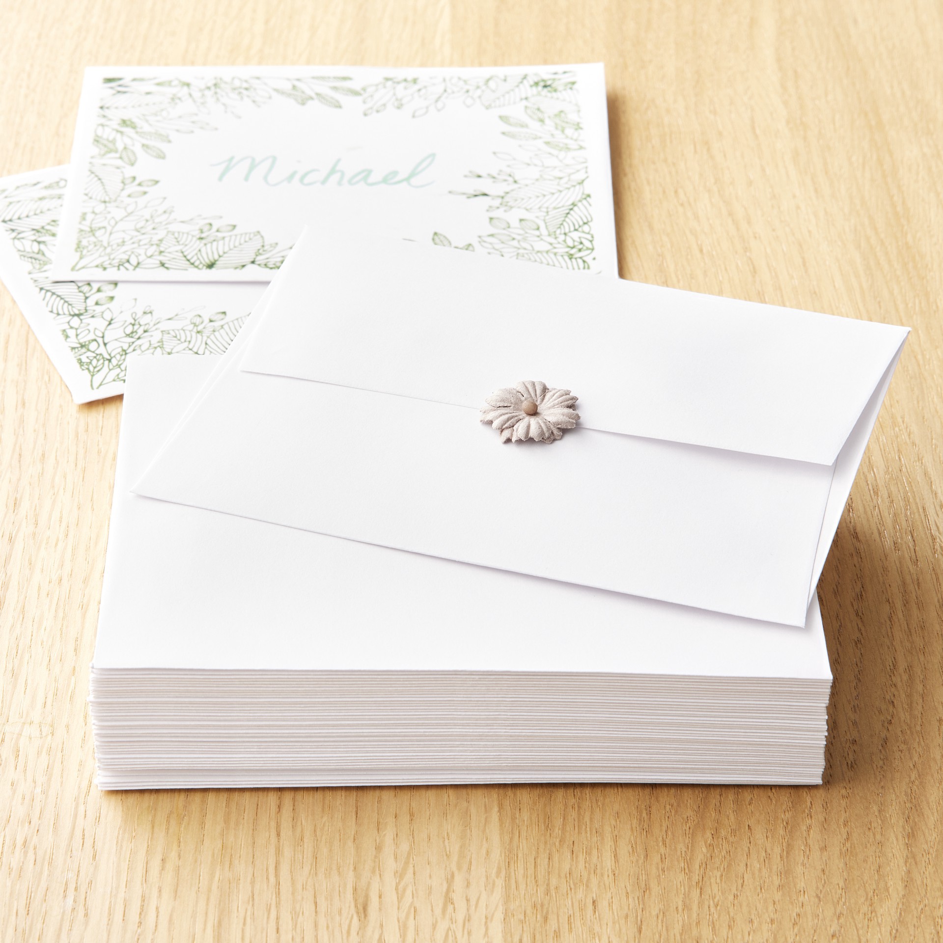 slide 2 of 3, 4.6" X 5.75" White Envelopes, 50ct. By Recollections, 50 ct