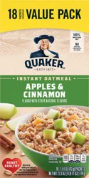Quaker Instant Oatmeal Apple Cinnamon - 8ct