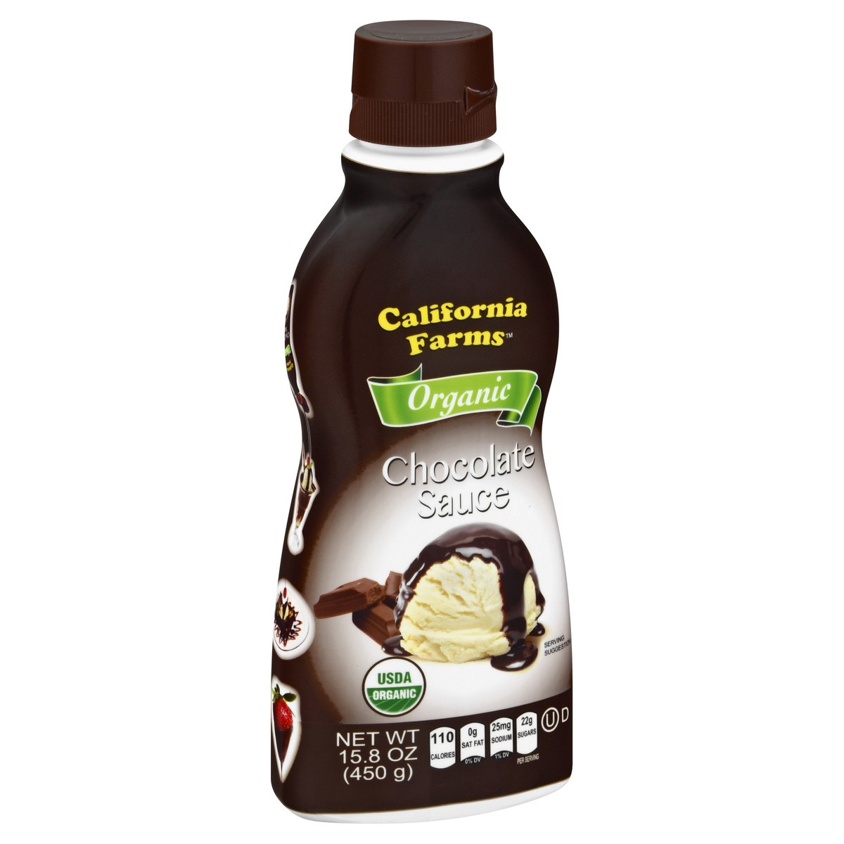 slide 8 of 10, California Farms Organic Chocolate Sauce 15.8 oz, 15.8 oz