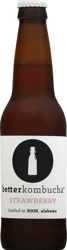 BetterKombucha Strawberry Kombucha- 12 oz