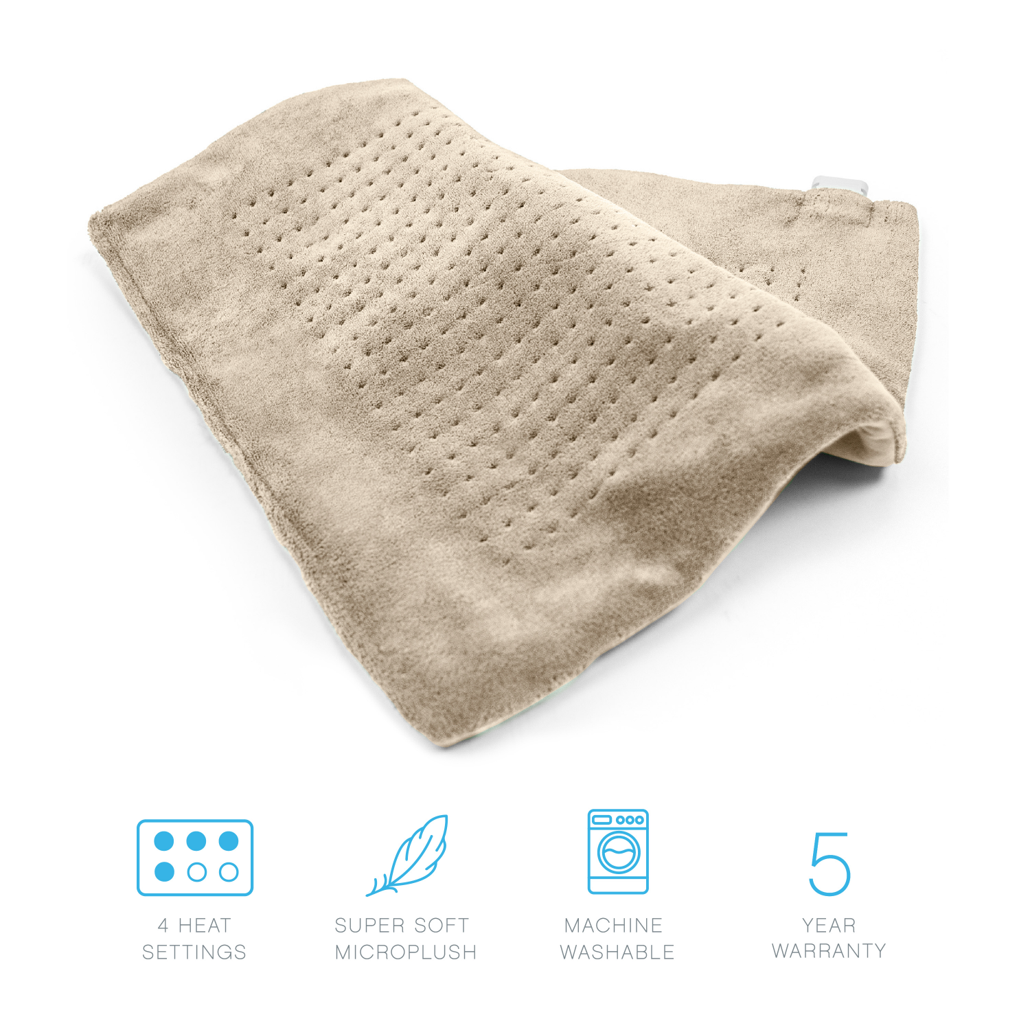 slide 2 of 5, Pure Enrichment PureRelief Ultra-Wide (20"x24") Electric Heating Pad for Full Body Relief, 1 ct