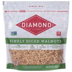 Diamond of California Finely Diced Walnuts - 10 oz