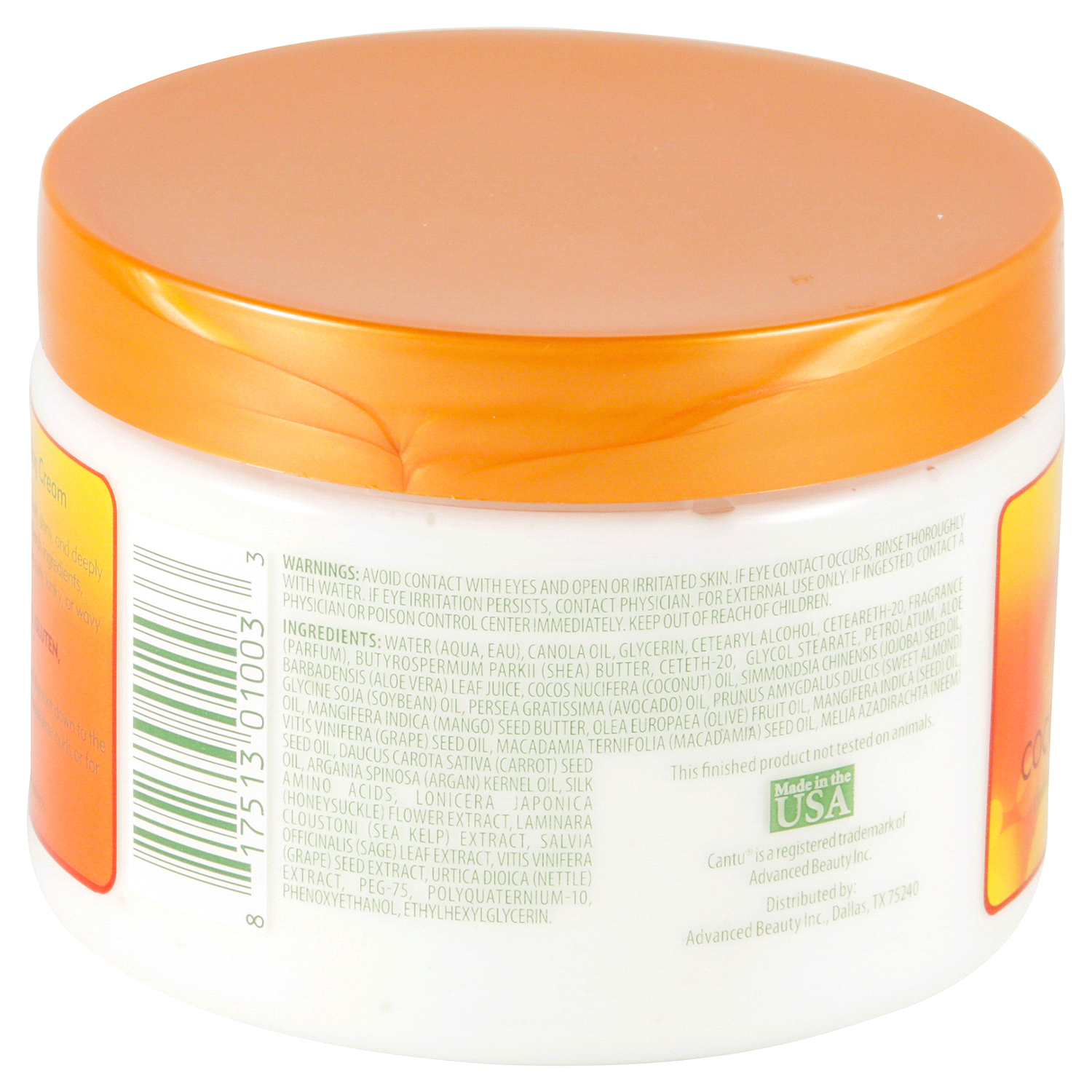 slide 2 of 3, Cantu Shea Butter Coconut Curlng Cream, 12 oz