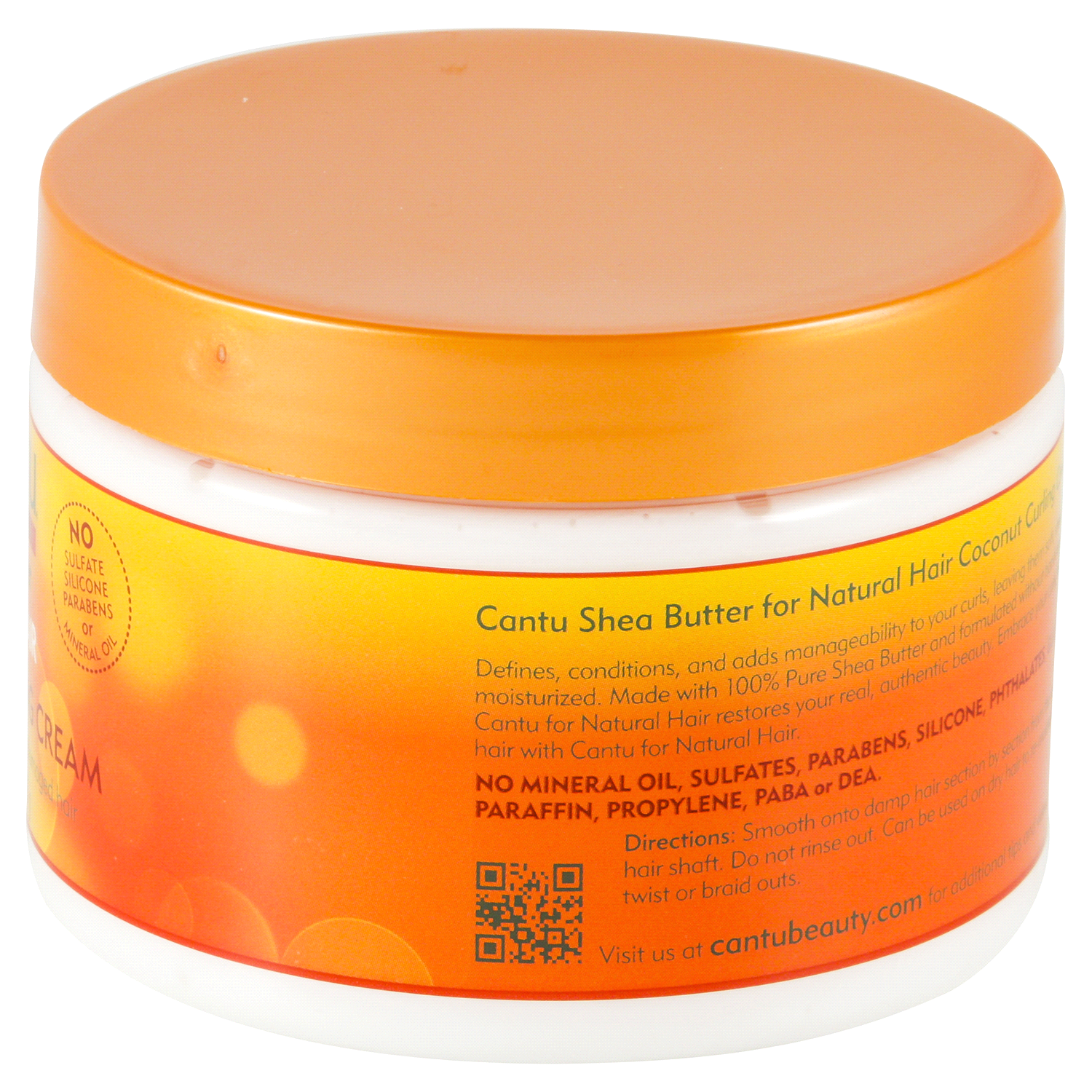 slide 3 of 3, Cantu Shea Butter Coconut Curlng Cream, 12 oz