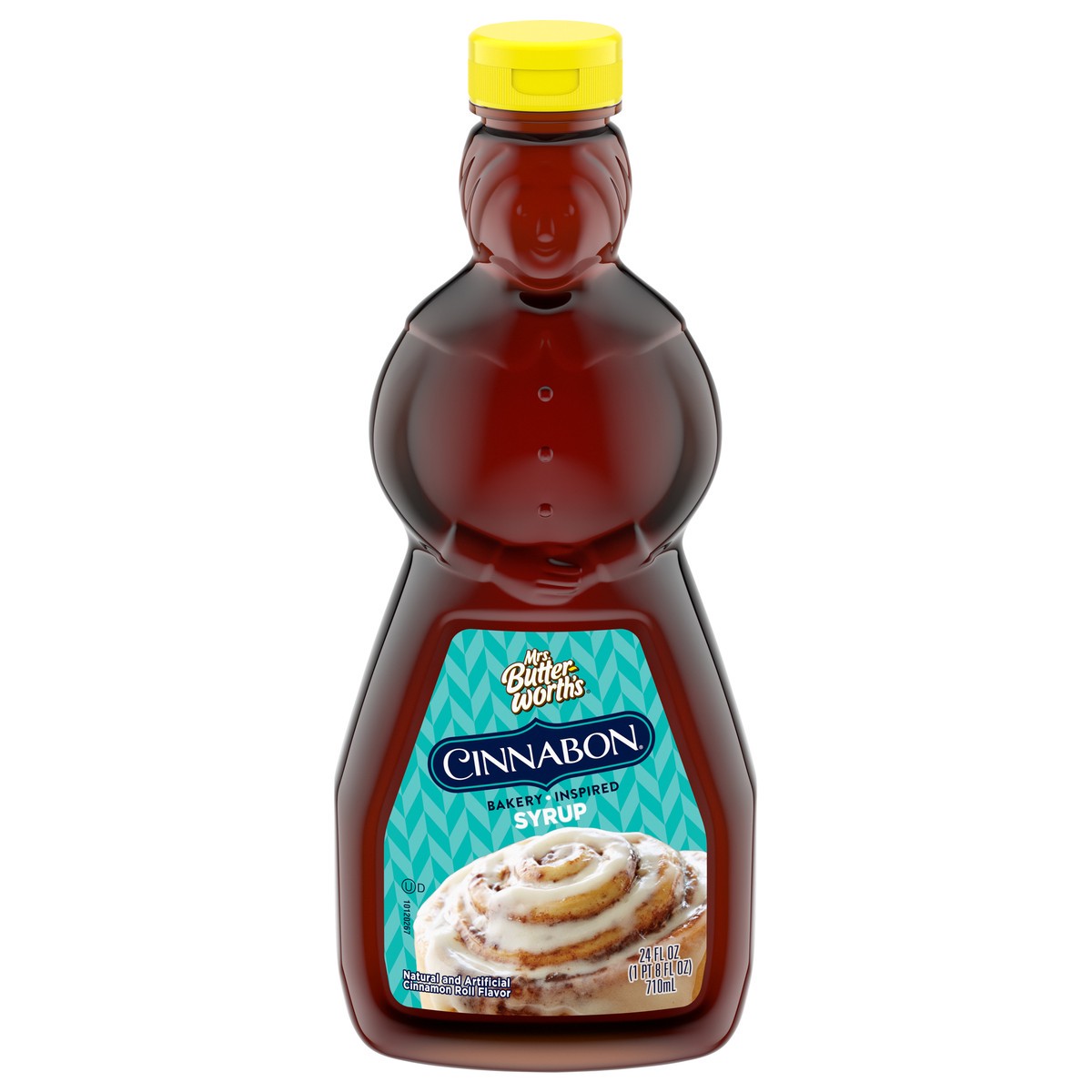 slide 1 of 1, Mrs. Butterworth's Cinnabon Bakery Inspired Flavored Syrup, 25 oz., 24 fl oz