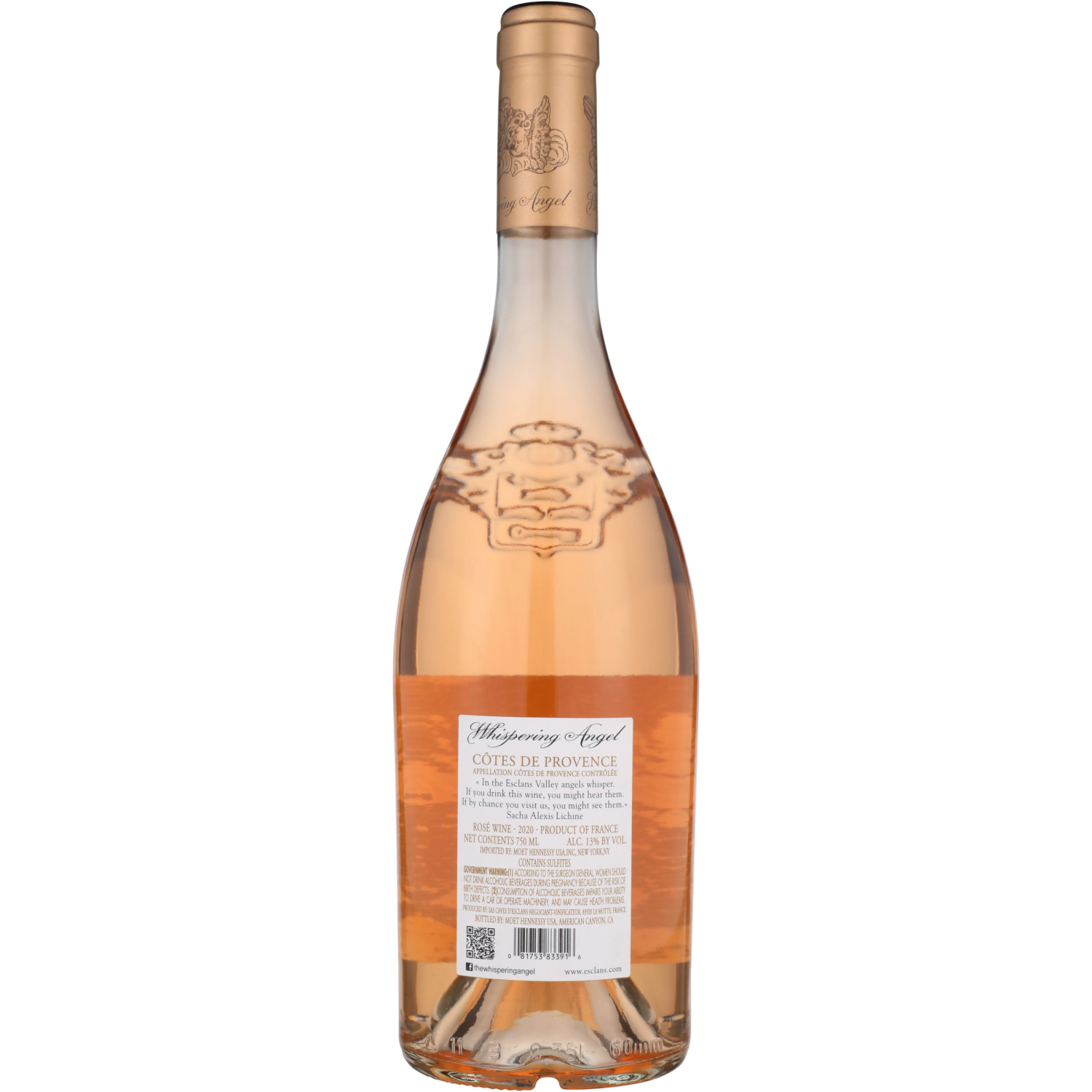 slide 2 of 3, Whispering Angel Cotes De Provence Rose 750 ml, 750 ml