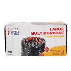 Weis Quality Trash Bags With Drawstrings