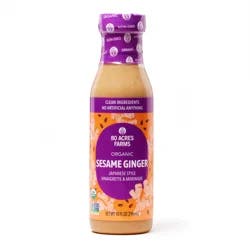 80 Acres Farms Sesame Ginger Vinaigrette Dressing 10 oz.