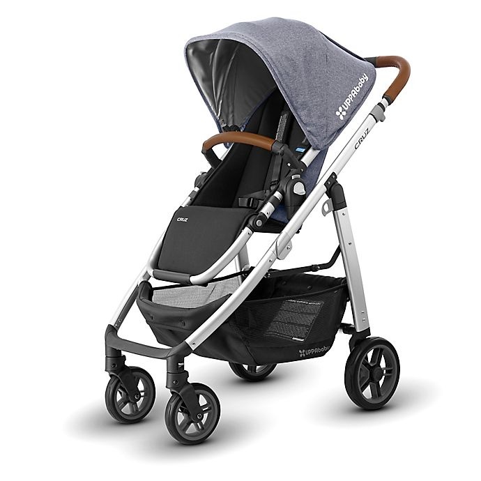 slide 1 of 4, UPPAbaby CRUZ Stroller with Leather Handles - Gregory, 1 ct