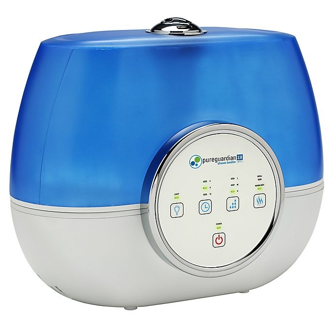 slide 2 of 4, PureGuardian 120-Hour Ultrasonic Warm and Cool Mist Humidifier - Blue, 1 ct