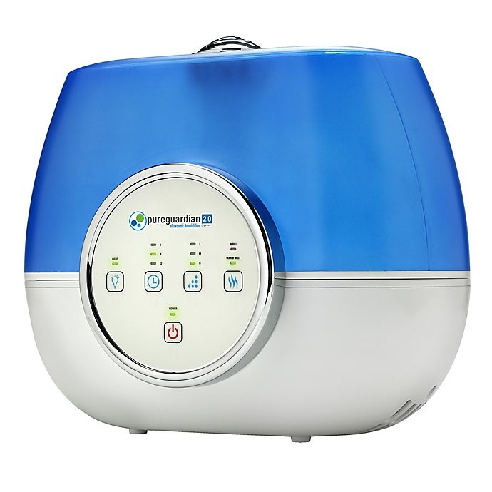 slide 3 of 4, PureGuardian 120-Hour Ultrasonic Warm and Cool Mist Humidifier - Blue, 1 ct