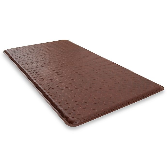 slide 1 of 1, GelPro Classic Basketweave 20 x 36" Floor Mat - Truffle", 20 in x 36 in