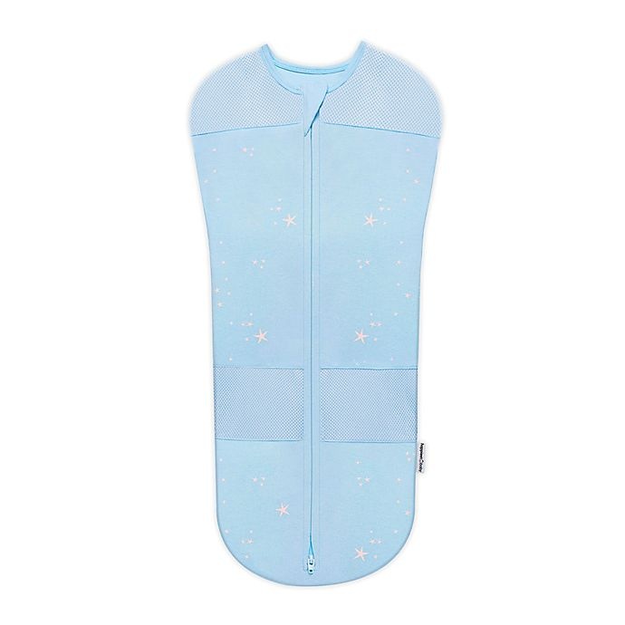 slide 1 of 1, Happiest Baby Small Stars Sleepea Swaddle - Blue, 1 ct